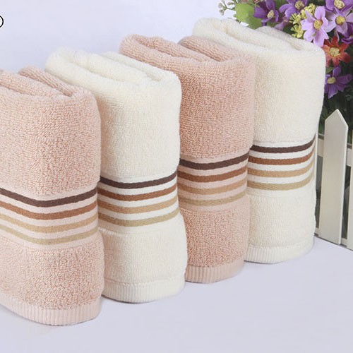 Pure cotton plain color cut-off towel